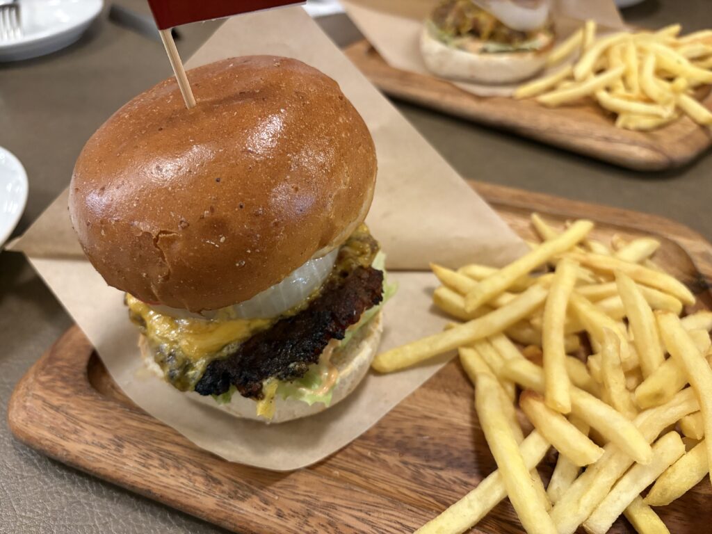 筆者撮影　ハンバーガー