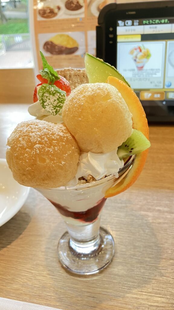 cafeMUSEパフェ