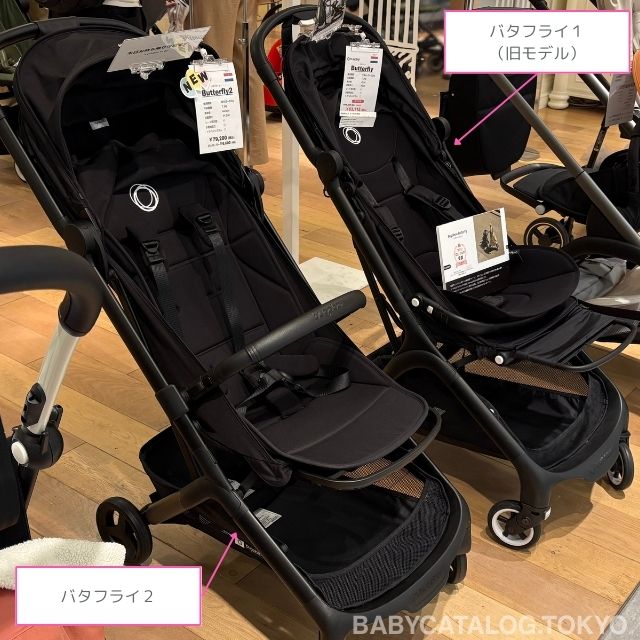 バタフライ級モデルとの比較(筆者撮影)