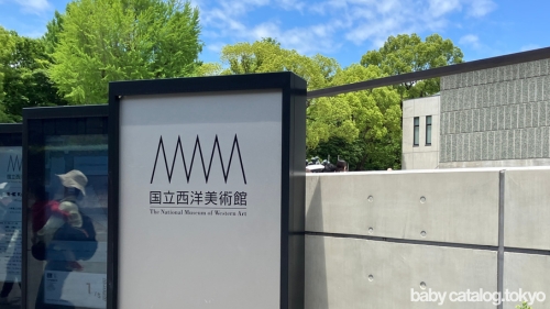 国立西洋美術館外観看板